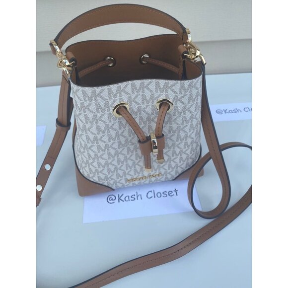 Michael Kors bucket bag mercer gallery xsmall convertible bucket crossbody bag - Picture 7 of 12